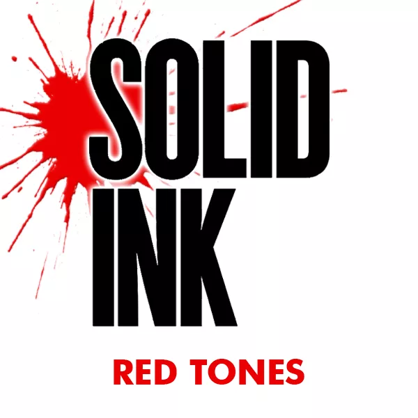 solid ink red  tones