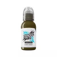 World Famous Limitless Tattoo Ink Camo Green 30ml