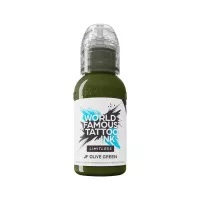 Vedi la scheda di World Famous Limitless Tattoo Ink – JF Olive Green 30ml