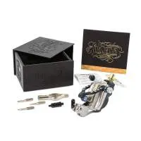 Inkjecta Eclipse Rotary Tattoo Machine - Black - Silver